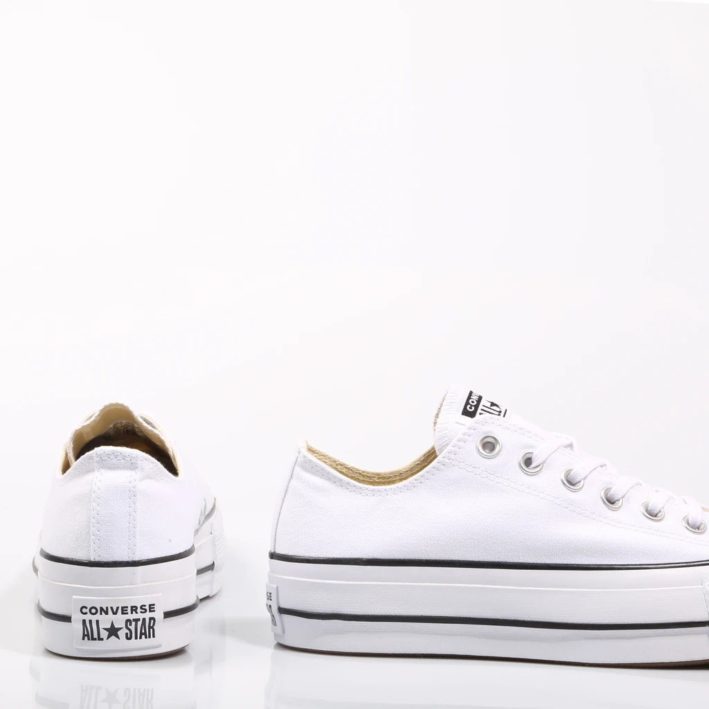 CONVERSE CHUCK TAYLOR ALL STAR Lift Blanco Mujer Zapatilla Lona Goma  Deporte Canvas Tacón Plano Cordones Sneaker Deportivo Tela Causal Calzado  Moda Clásica 67576|Zapatos vulcanizados de mujer| - AliExpress