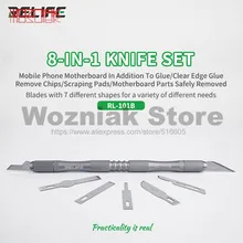 RL-101B Чехол для ножа обслуживание для iphone материнская плата BGA PCB чип IC ремонт дегумминг твердое лезвие