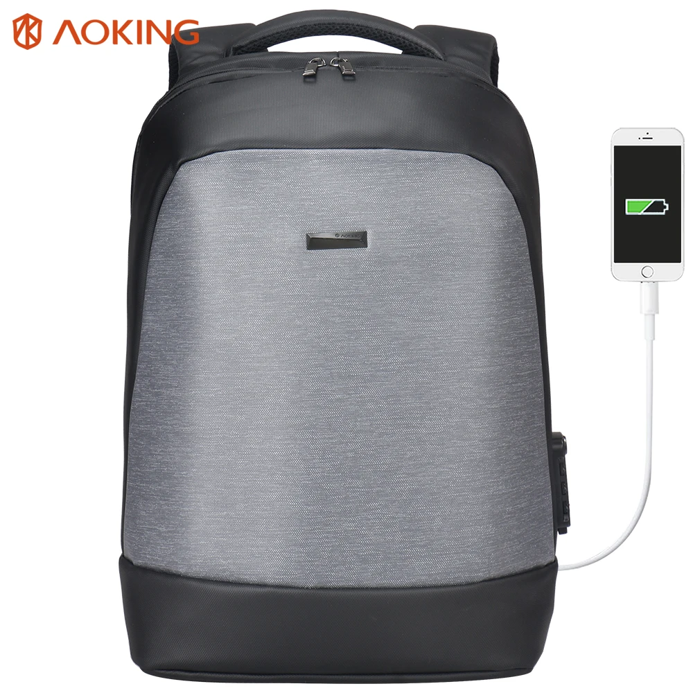 

Aoking 2018 New Fashion Large TSA Luggage Backpack Water Resistance Travel Charging Backpack Multifunctional Anti Theft Backpack