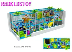 Премиум качество маленький размер Indoor Play игрушки детская игровая площадка для детского сада HZ-170627