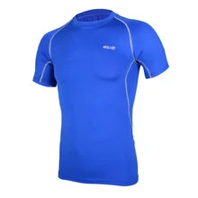 Мужские футболки для бега с коротким рукавом и круглым вырезом, спортивный костюм, Кроссфит фитнес тренировка футбола Джерси, футболка для бега, спортивная рубашка
