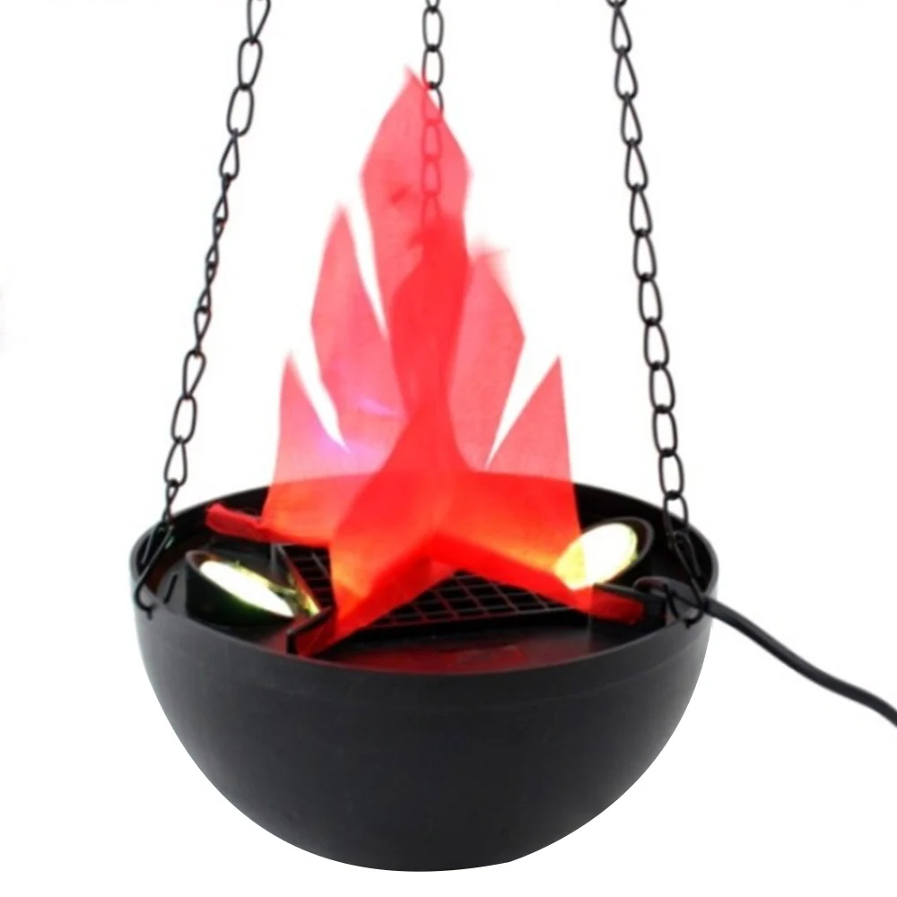 

Halloween Decorative Lamp Electronic Artificial Simulated Flame Lamp Vertical Cylinder Brazier Lamp For Party Bar Soul House