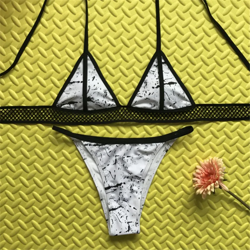 Ariel-Sarah-Women-2018-Bandage-Bikini-Sexy-Black-Mesh-Swimwear-Floral-Swimsuit-Bathing-Suit-Women-China (2)