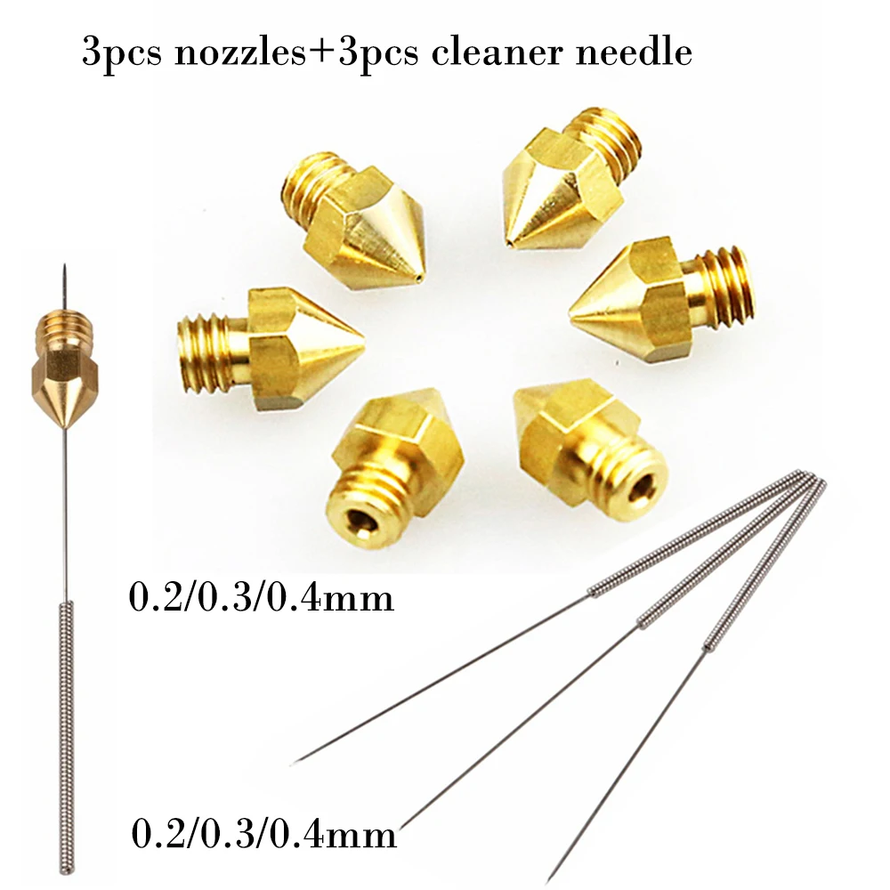 3 шт. Удлиненные сверла для 3D принтера 0 2/0 3/0 4 мм|for 3d printer|nozzle 3dnozzle extruder |
