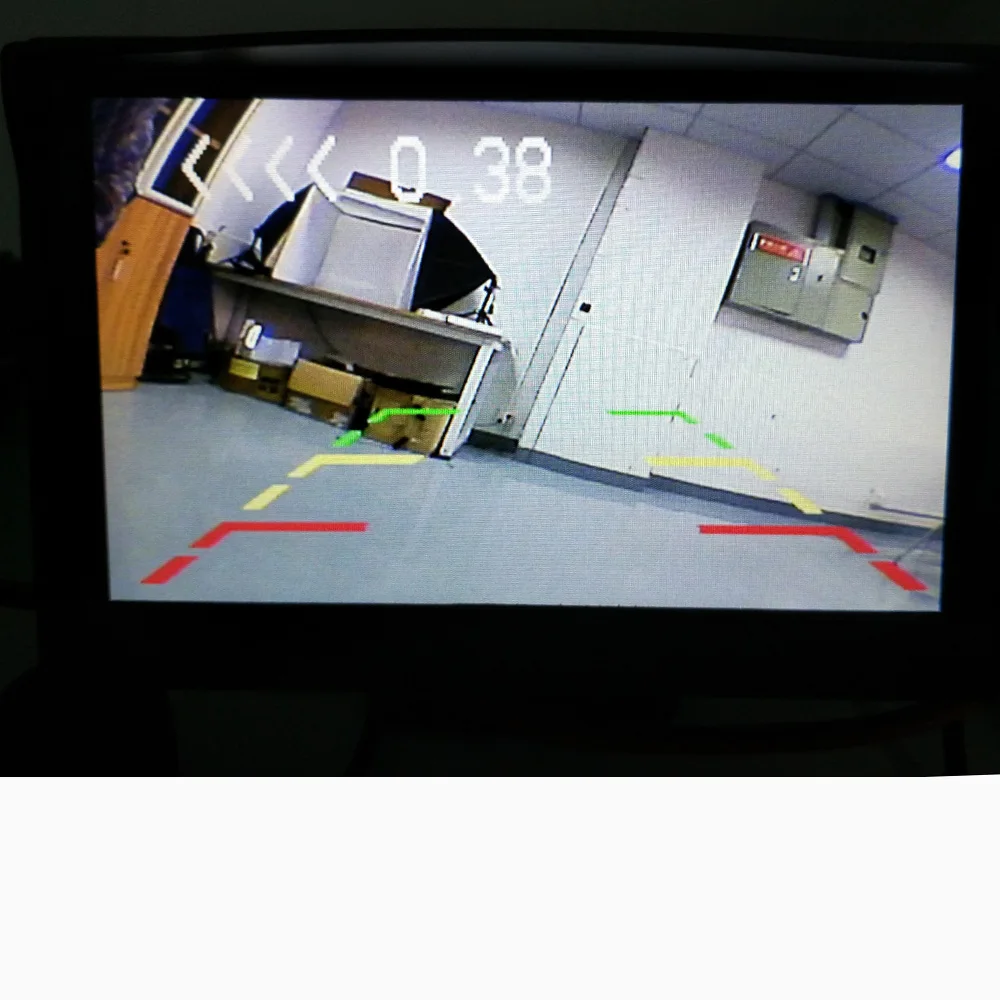 Auto Rearview System European License Plate Video Parking Sensor Reversing Radar with HD Rear View Backup Camera No Drill Holes