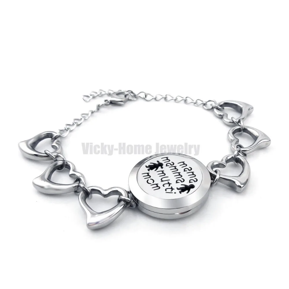 ZP-BS001-4 Diffuser Locket Bracelet