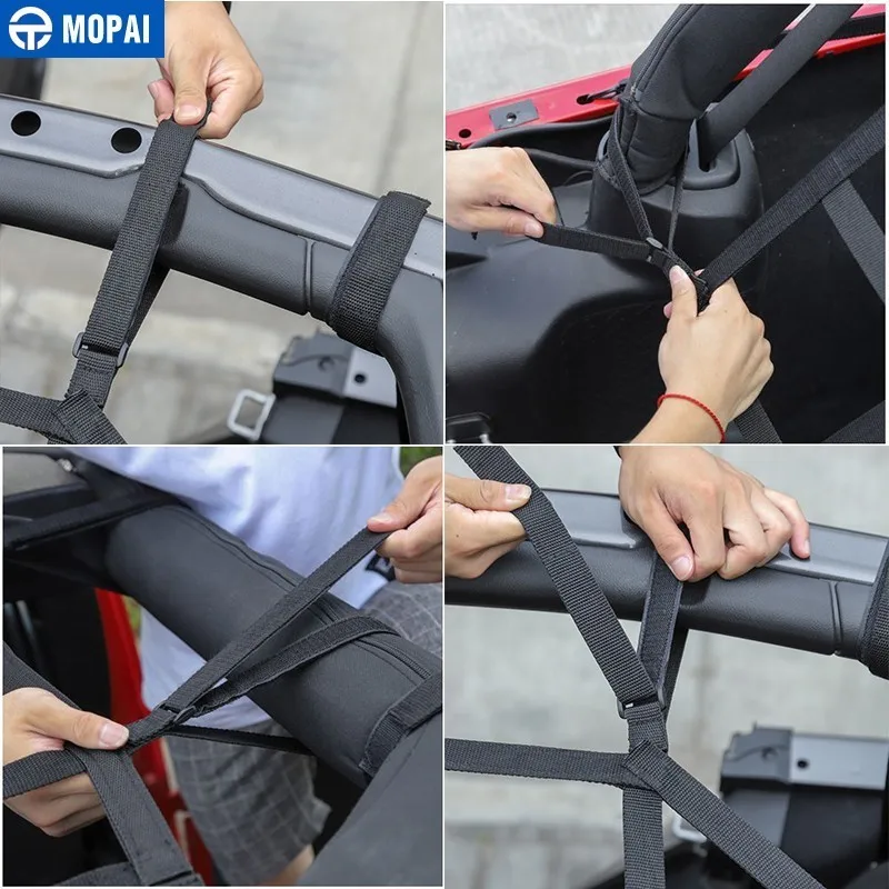 Автомобильный чехол MOPAI для Jeep Wrangler JK JL автомобильный багажник сетка хранения