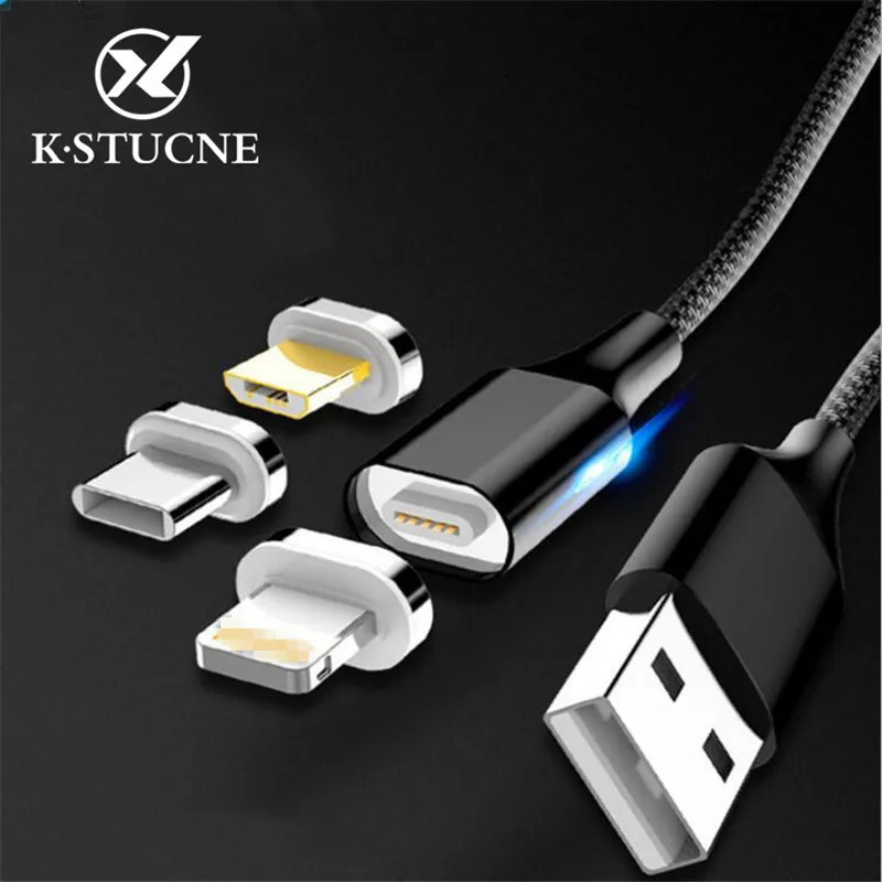

Magnetic USB Cable For iPhone Samsung S10 Type C Magnet Charger Data Charging Charge Micro USB Cable Mobile Phone Cables