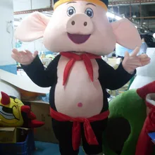 Путешествие к западу свинья-талисман костюмы мультфильм одежда костюмы Хеллоуин вечеринка в честь Дня рождения платье