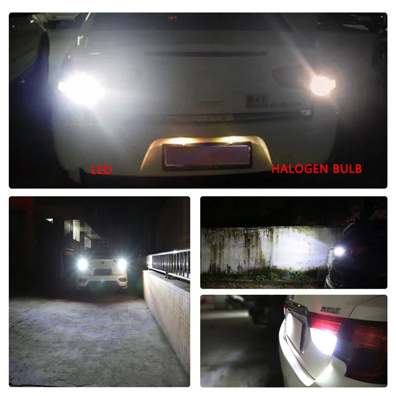 2x Canbus 1156 P21W W16W светодиодный 912 T15 лампы для Audi A3 A4 B6 B8 A6 C6 80 B5 B7 A5 Q5 Q7 TT 8P 100 задние