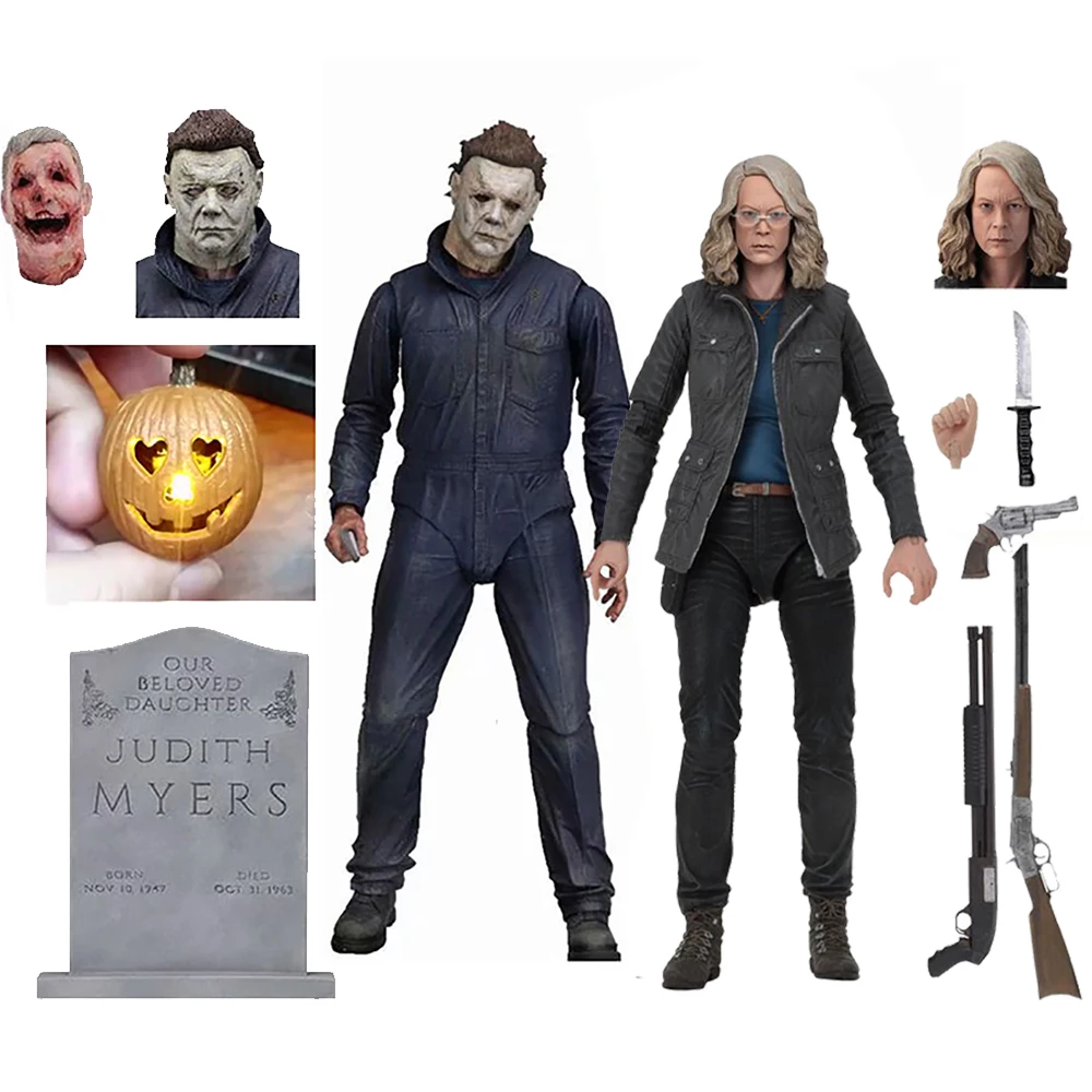 18 см NECA Хэллоуин конечная Лори строд Майкл Майерс фигурка игрушка ужас подарок