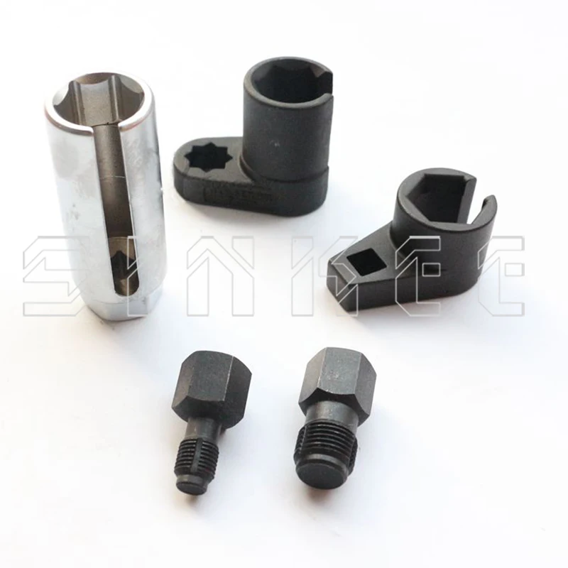 Ceny 5 PC 22mm tlenu próżniowe sonda lambda usuń zestaw gniazd zestaw ścigacze nici świeca zapłonowa narzedzia samochodowe SK1205