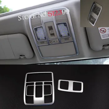 

2PCS / Set Inner Front + Rear Roof Reading light Room Light Lamp Cover Trim For Mazda CX-5 CX5 2nd Gen. 2017 2018 Car styling