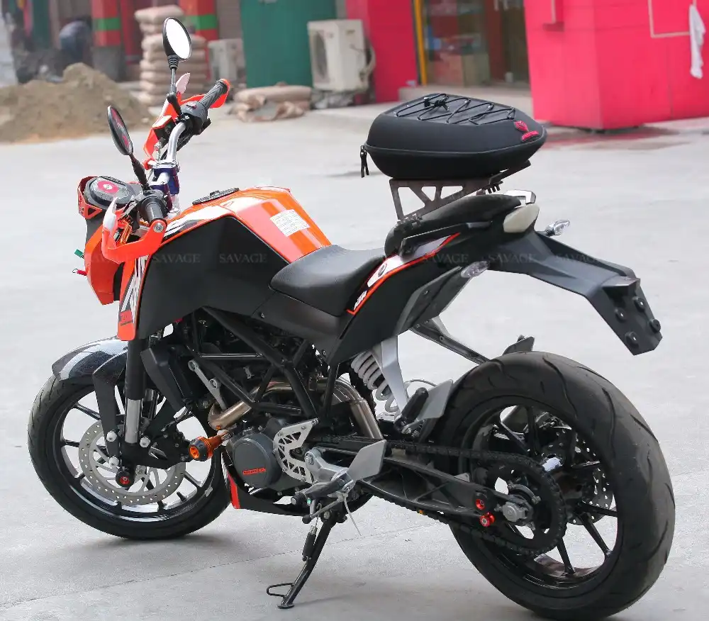 2017 ktm duke 390 luggage rack