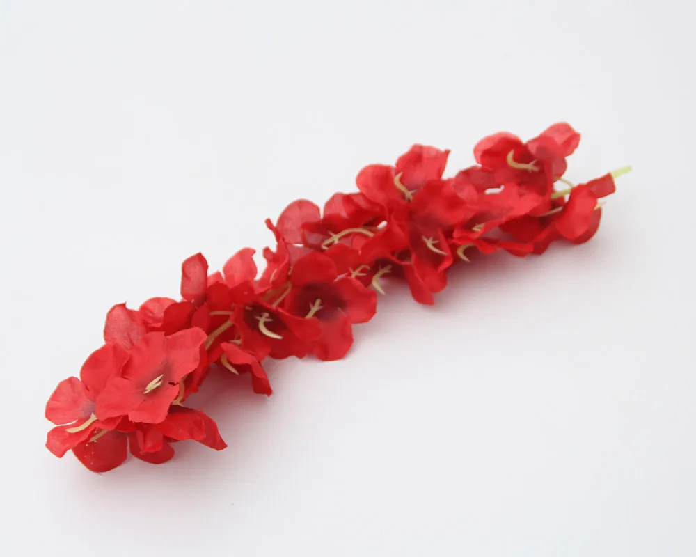 1M/33CM Artificial Silk Hydrangea Wisteria Flower String For Wedding Arch Square Rattan Wall Hanging Basket Wedding Decoration 8