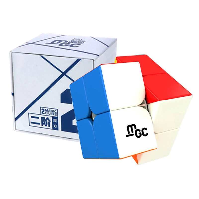 

2019 Neo Cube New Yongjun Mgc 2x2x2 Magnetic Magic Cube Stickerless Magico 2*2 Neo Speed By Magnets Boy Toys For Children Kids