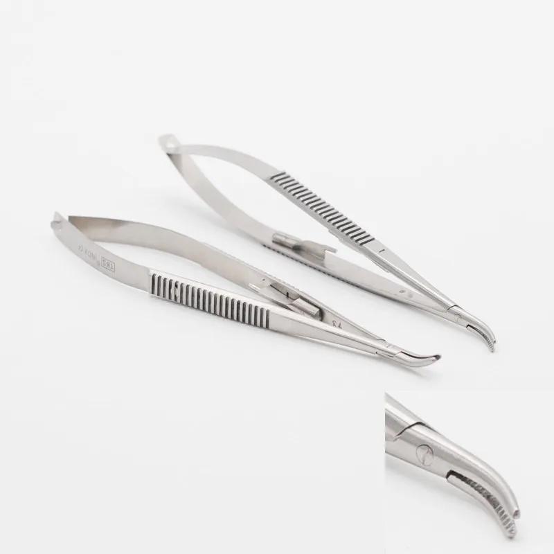 

Surgical Orthodontic Implant Castroviejo Needle Holders 14cm Curved Plier For Dental Clinic