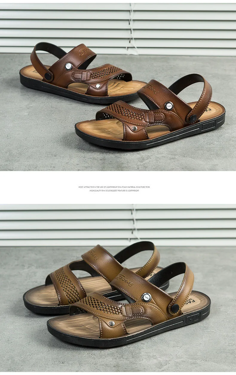 Г., мужские сандалии модная повседневная обувь без застежки с открытым носком мужские шлепанцы летние пляжные сандалии в римском стиле