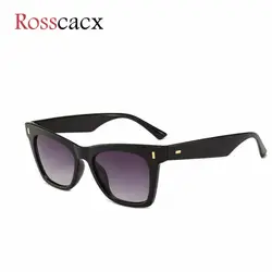 Rosscacx ретро square cat eye sunglasses женские классические солнцезащитные очки бренд дизайнер Оттенки для женщин Роскошные дамы Очки