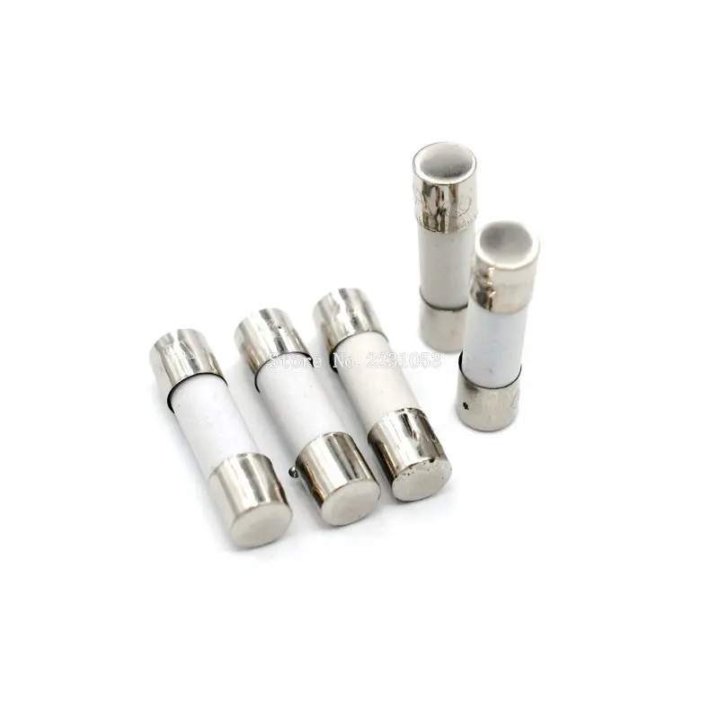 Witonics Pack of 5 Time Delay MDA 15A 250v Slow Blow Ceramic Fuses 6x30mm 1/4 inch x 1-1/4 inch T15A 15 amp
