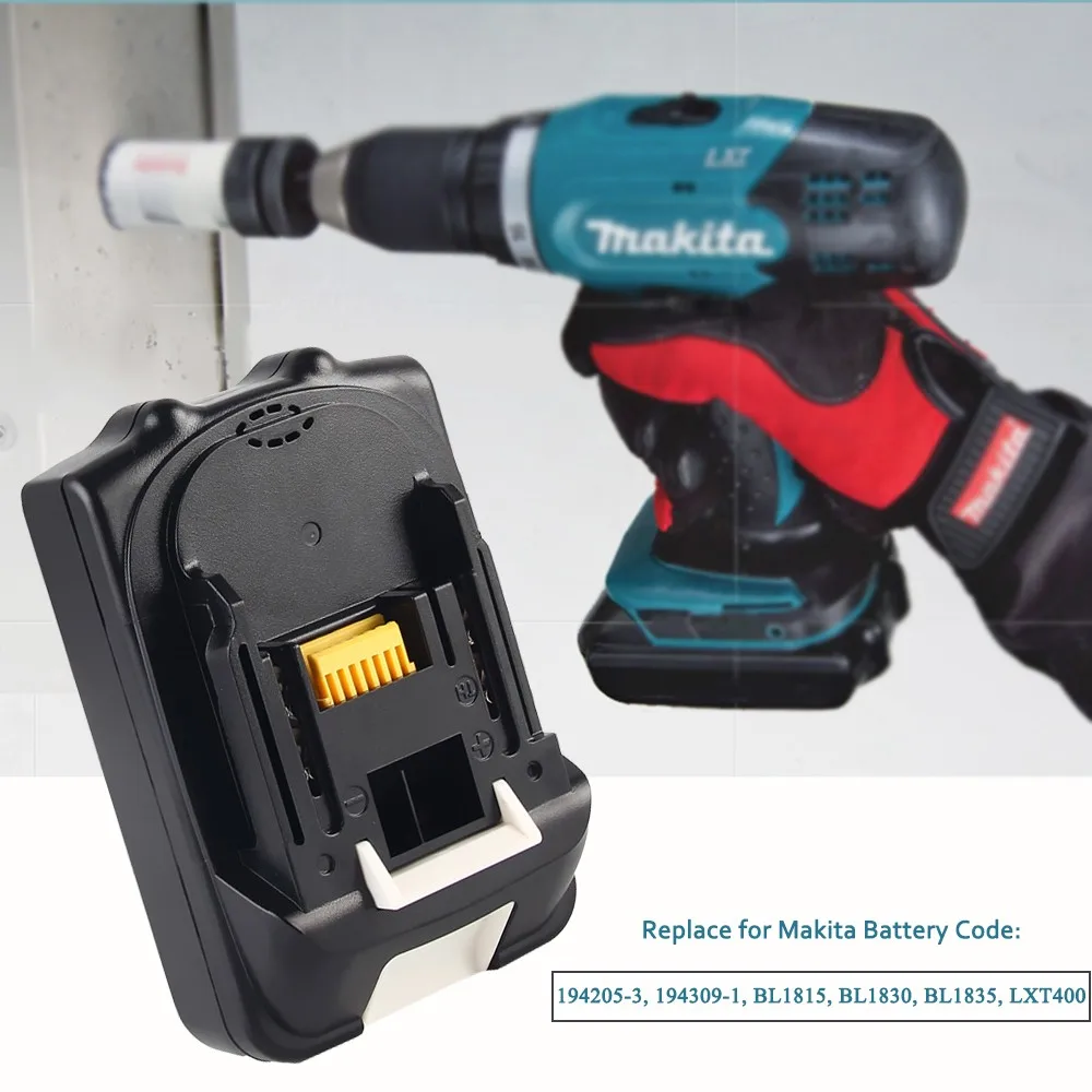 ELEOPTION For Makita 18V Battery 3000mAh Rechargeable Lithium-ion Li-ion Power Tools Batteries for Makita BL1830 BL1835 BL1815 ELEOPTION For Makita 18V Battery 3000mAh Rechargeable Lithium-ion Li-ion Power Tools Batteries for Makita BL1830 BL1835 BL1815
