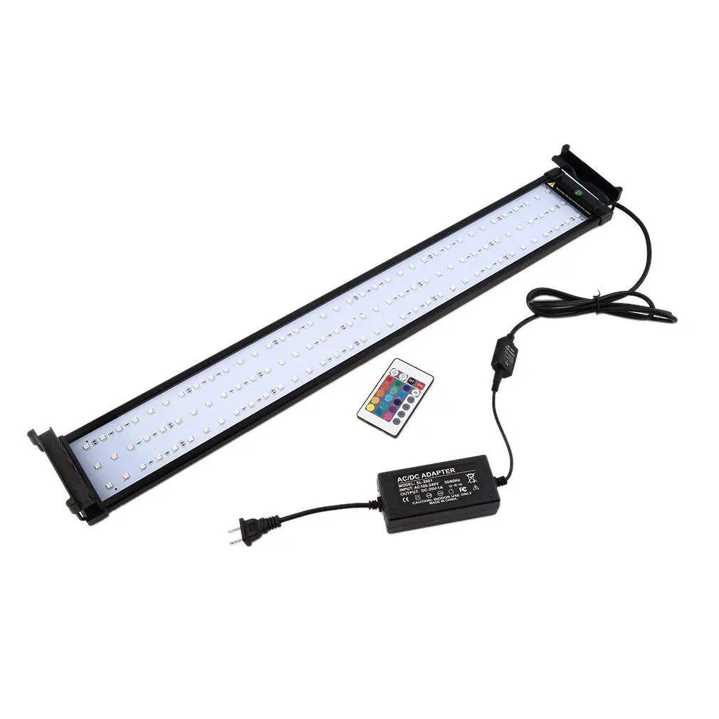 

2018 new 80cm 36LED Aquarium Fish Tank Light Bulb Lamp Bracket RGB Remote drop shipping