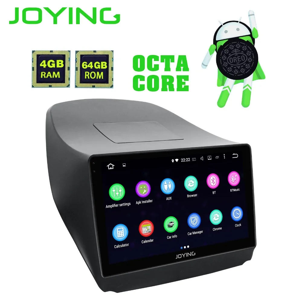 Sale JOYING Octa Core Android 8.1 4+64GB GPS Stereo DVD Radio HD Player for Hyundai TUCSON IX35 2009-2015 with Carplay WiFi Bluetooth 3
