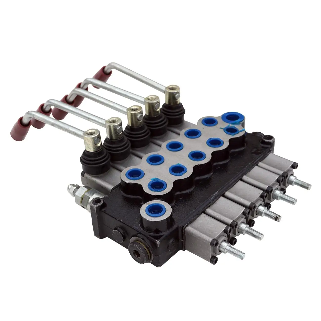 

ECO Five Spool Hydraulic Valve 5 Spool Monoblock Valve 10 GPM 4500 PSI Max.