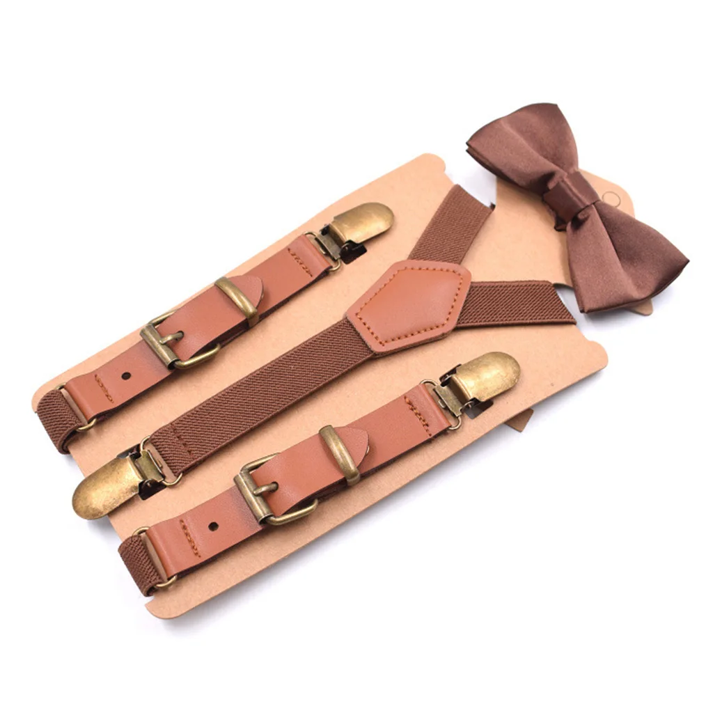 1Pc Polyester Baby Kids Children Boys Adjustable Elastic Suspenders for Weddings Costumes Special Events Fashion Acc