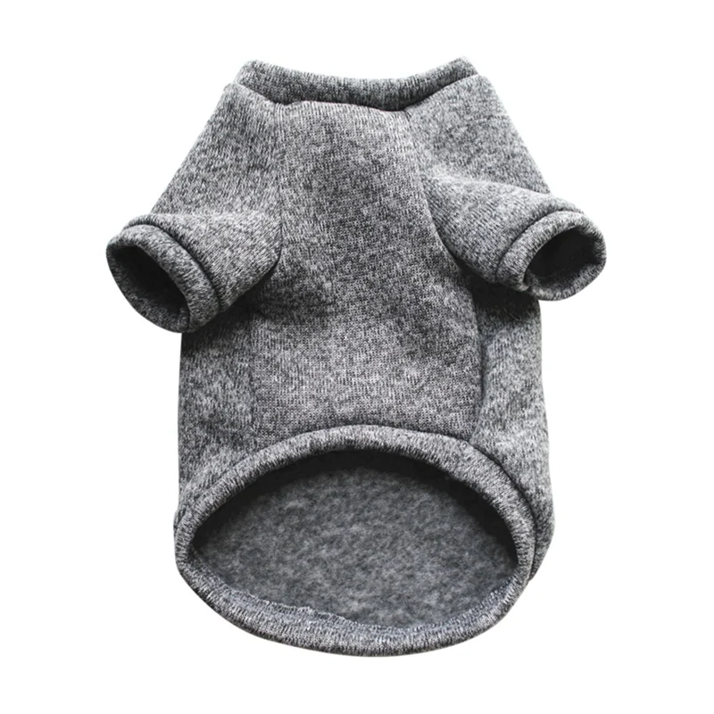 Pet Autumn Winter Costume Top, Short Sleeve Warm Fleece Sweater For Small Medium Dogs