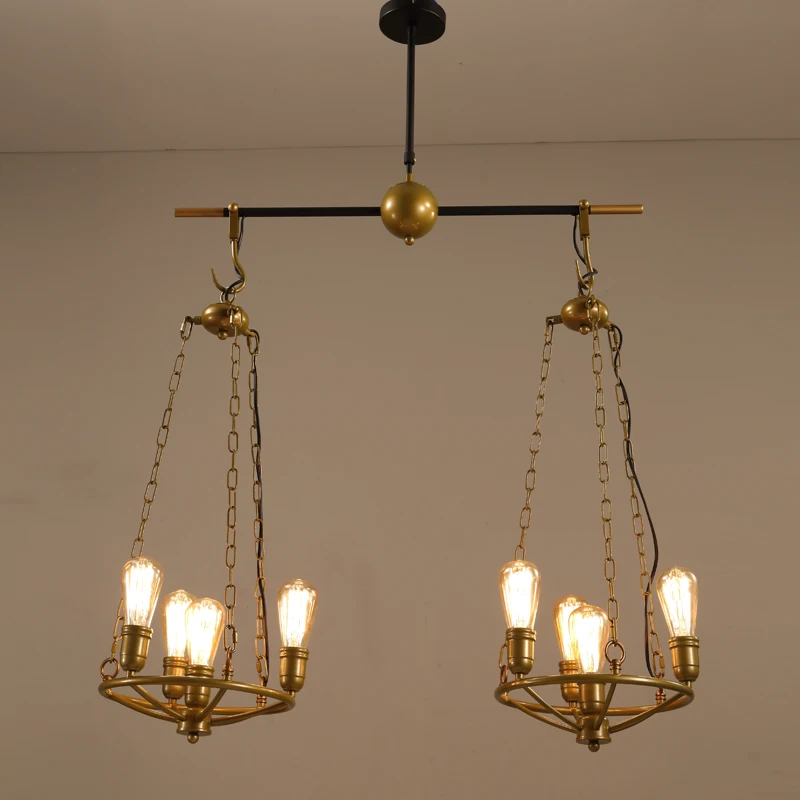 Lámparas colgantes Retro industriales creativas restaurante Café Bar