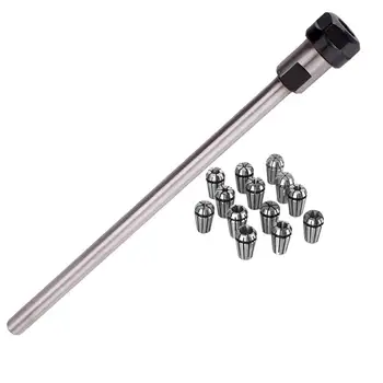

CNC C8-ER11A-150L Straight Shank Chuck Spring Collets for Drilling Milling Pack of 14