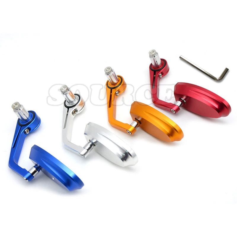 

7/8" Accessories Motorcycle Rearview Mirror Round Handle Bar End Mirror Rear Side Mirror Bicycle Moto Parts Cafe Racer
