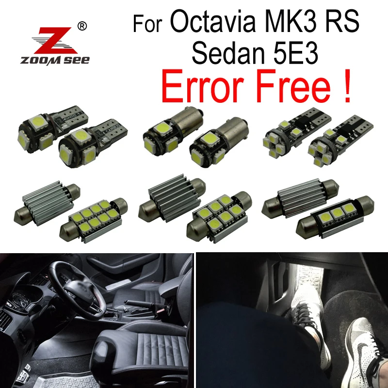 14x Светодиодная лампа footwell + светодиодсветодиодный Внутренняя купольная для