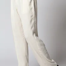 Бежевые Весенние новые китайские мужские льняные кунг-фу брюки размер S M L XL XXL XXXL 2350-4