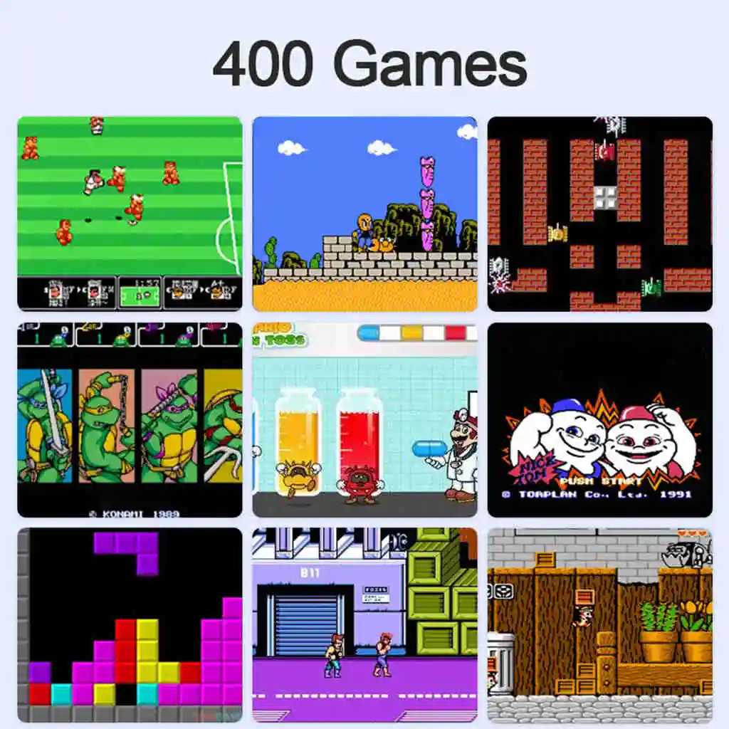 Портативная мини портативная игровая консоль 8 бит 2,8 цветной ЖК-экран портативная игровая консоль для игр детская 400 видеоигра