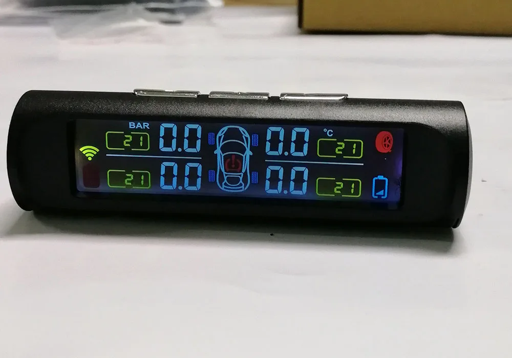 TPMS солнечные Wilreless зарядка через usb шин давление мониторинга системы 4