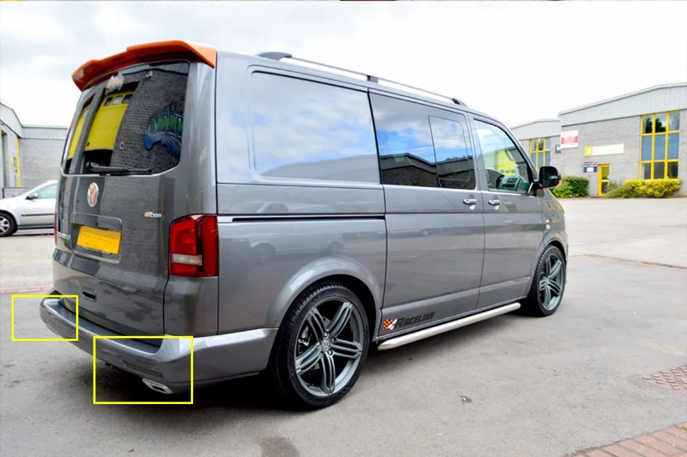 ANGRONG 2x для VW Transporter T5 Multivan Caravelle задний бампер отражатель светодиодный задний тормозной светильник(для: VW 2012)(CA331