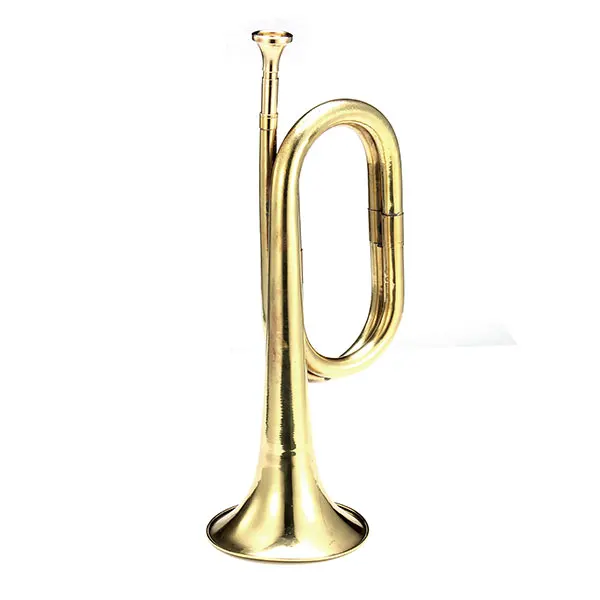 Retro Mosaz armádní vojenská kavalérie Copper Trumpet Bugle pro začátečníky