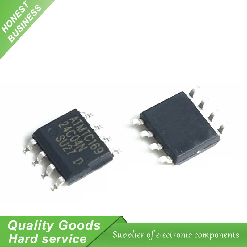 

10PCS AT24C04 24C04 SOP8 serial port memory chip New Original