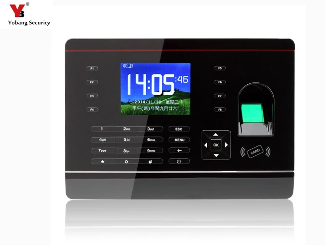 YobangSecurity 2.8 Inch TCP/IP Biometric Fingerprint Attendance Machine Time Clock USB Fingerprint Scanner Employee Recorder YobangSecurity 2.8 Inch TCP/IP Biometric Fingerprint Attendance Machine Time Clock USB Fingerprint Scanner Employee Recorder