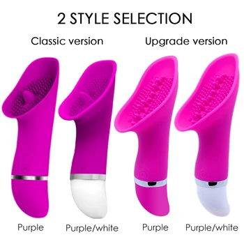 Licking Tongue Vibrator Clitoris Stimulator Clit Blowjob Nipple Sucker Pussy Oral Adult Sex Toys For Women Masturbator 4