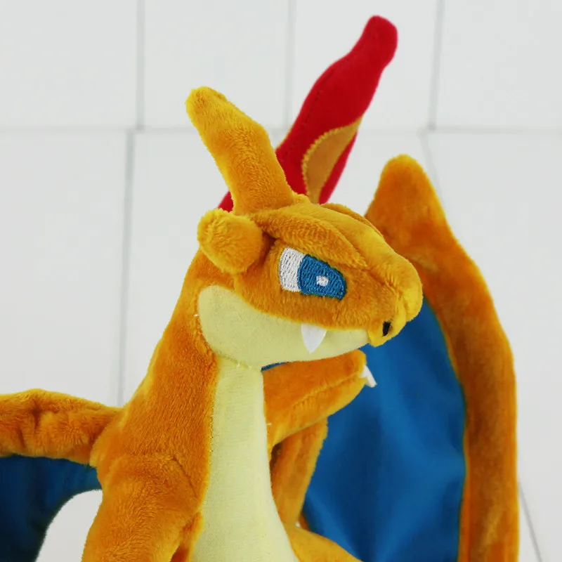 1 шт. 24 см аниме Charizard плюшевые игрушки Мягкая кукла Дети подарки на день рождения коллекция игрушек