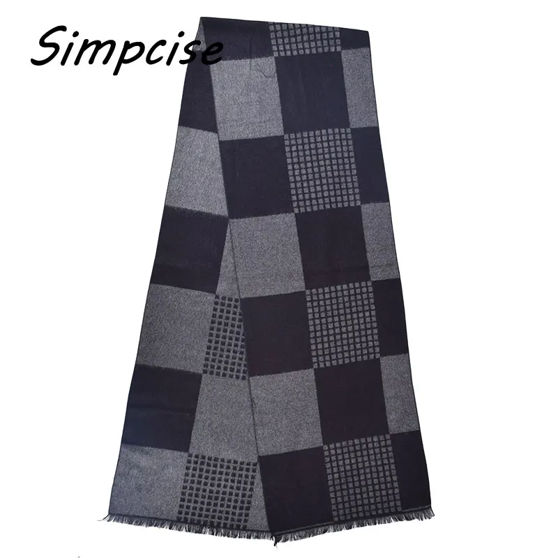 mens designer scarf Men Fashion Style Scarves 2017 New Arrival Hot Sale Windproof Warm Thick Winter Scarves Size 180cm A3A18822 hair scarf for men