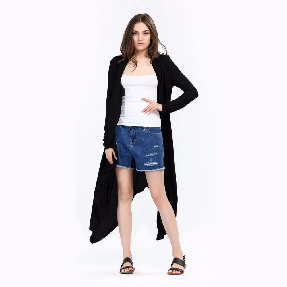 Spring and autumn style European women British style temperament casual long-sleeved cardigan windbreaker coat