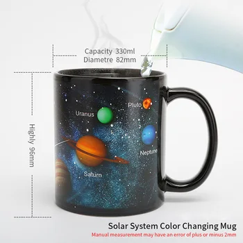 

6 Styles Color Changing Coffee Mugs Creative Heat Senstive Magic Mug Ceramic Milk Coffee Tea Cups Friends Gifts For Birthday