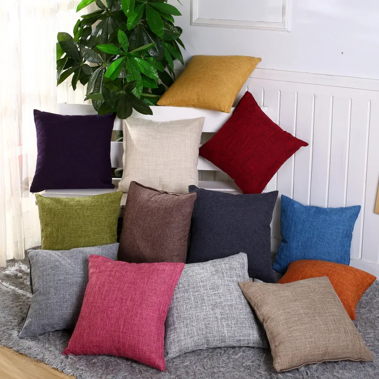 

Flax pillowcase car pillowcase home sofa pillowcase XHS4001