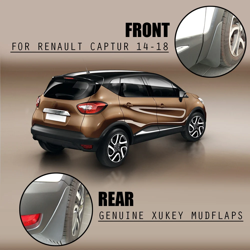 Car Mudflaps For Renault Captur 2013 2019 Mud Flaps Splash Guards