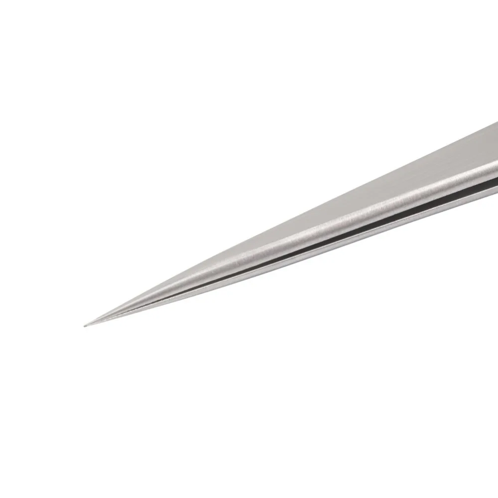 FIXFANS 165mm Long Precision Tweezers Stainless Steel Non-slip Tweezer for Craft Jewelry Lab Electronics Watchmaker Repair Tools
