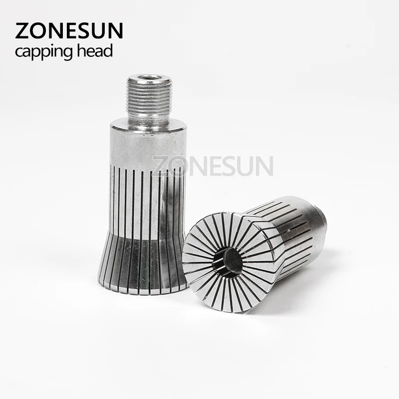 ZONESUN укупорочная головка для новых крышек духов ОБЖИМНАЯ машина металлическая